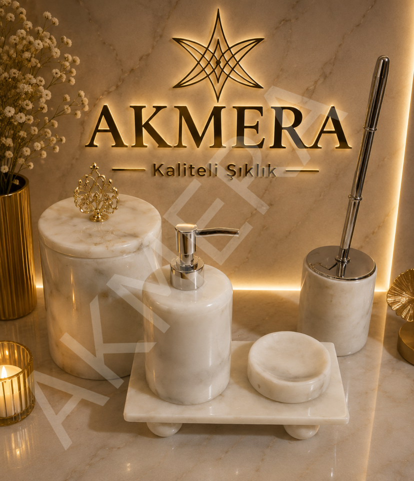 5 Parça Lüks Banyo Seti